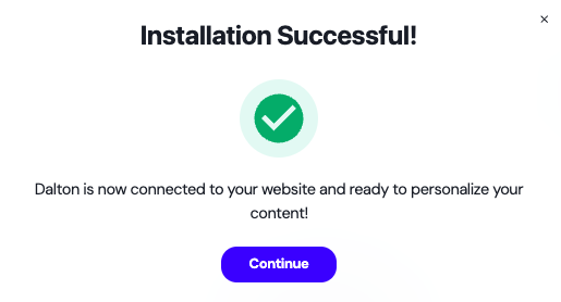 Page Settings - Install Script