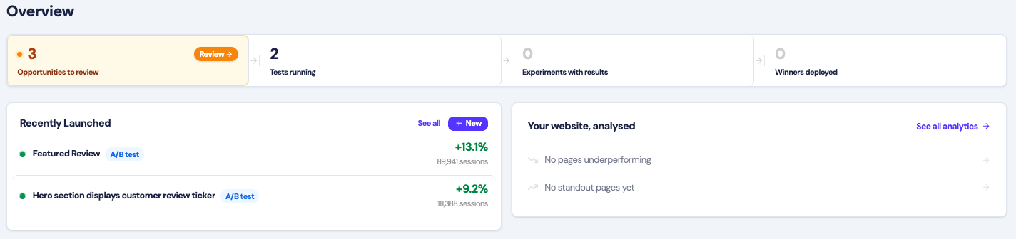 The Dalton Overview page